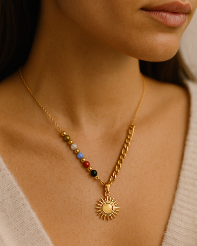 **"Aya's Elegant Necklace"**  
Discover the charm of Aya’s Elegant Necklace, a stunning piece that adds a touch of sophistication to any outfit. Perfect for everyday wear or special occasions!