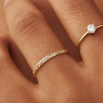 Δαχτυλίδι Ameline Spalier 14k Χρυσό