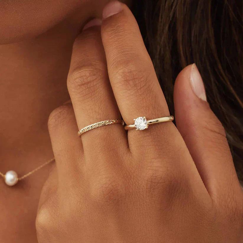 Δαχτυλίδι Ameline Spalier 14k Χρυσό