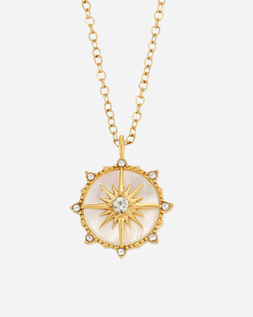 Κολιέ με Μ pendant Étoile