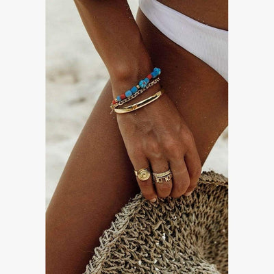 Wildthings - Ocean armband goud