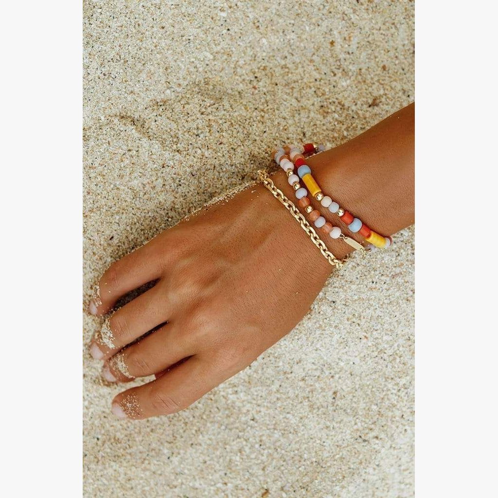 Wildthings - Regenboog armband goud