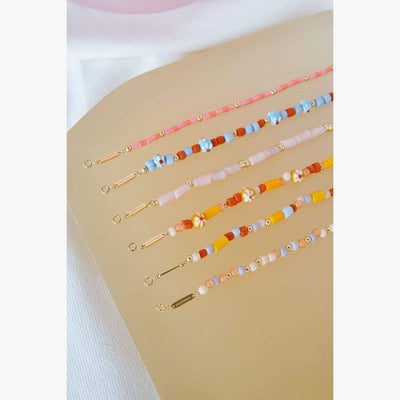 Wildthings - Roze lucht armband goud